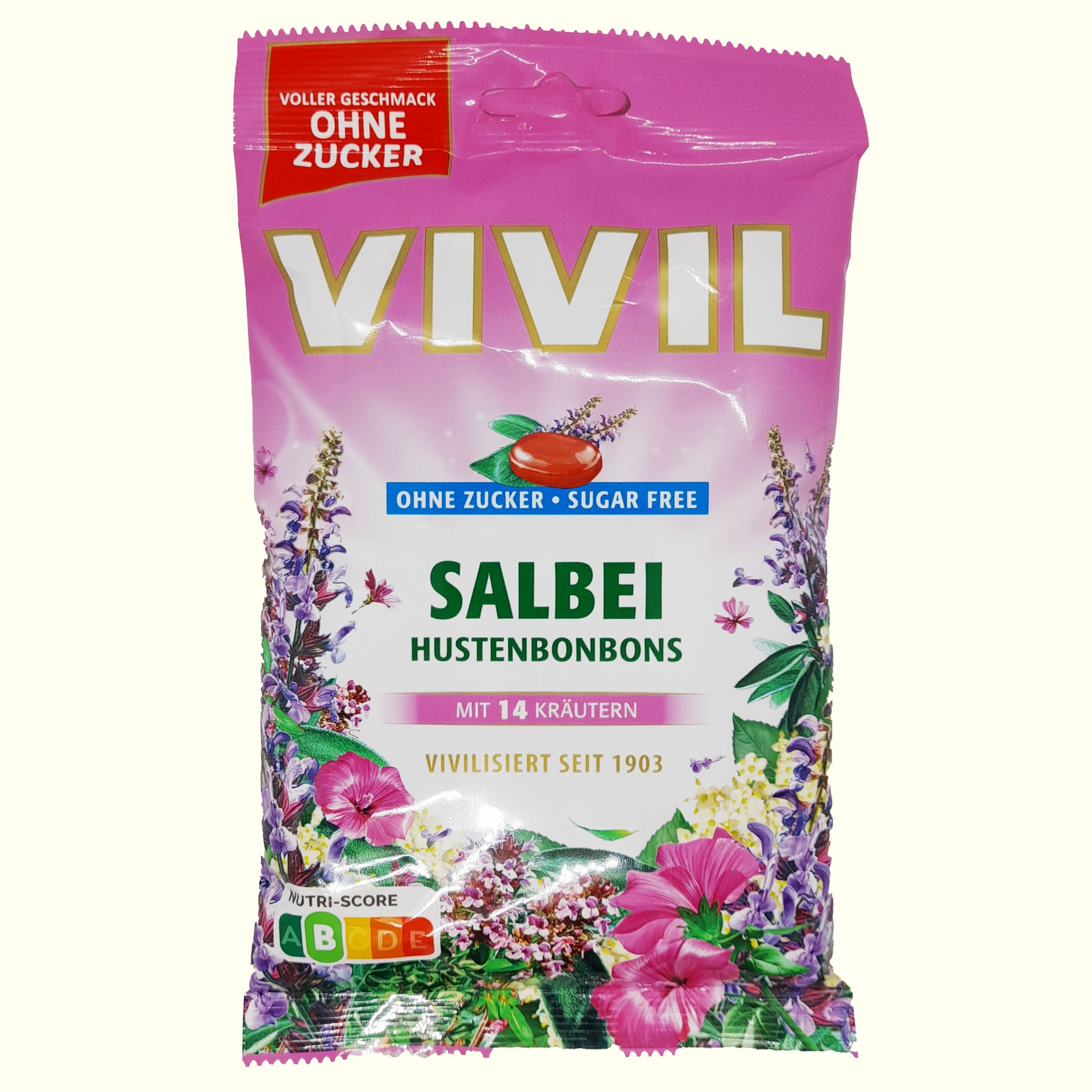 Vivil Salbei Hustenbonbons zuckerfrei - 120g