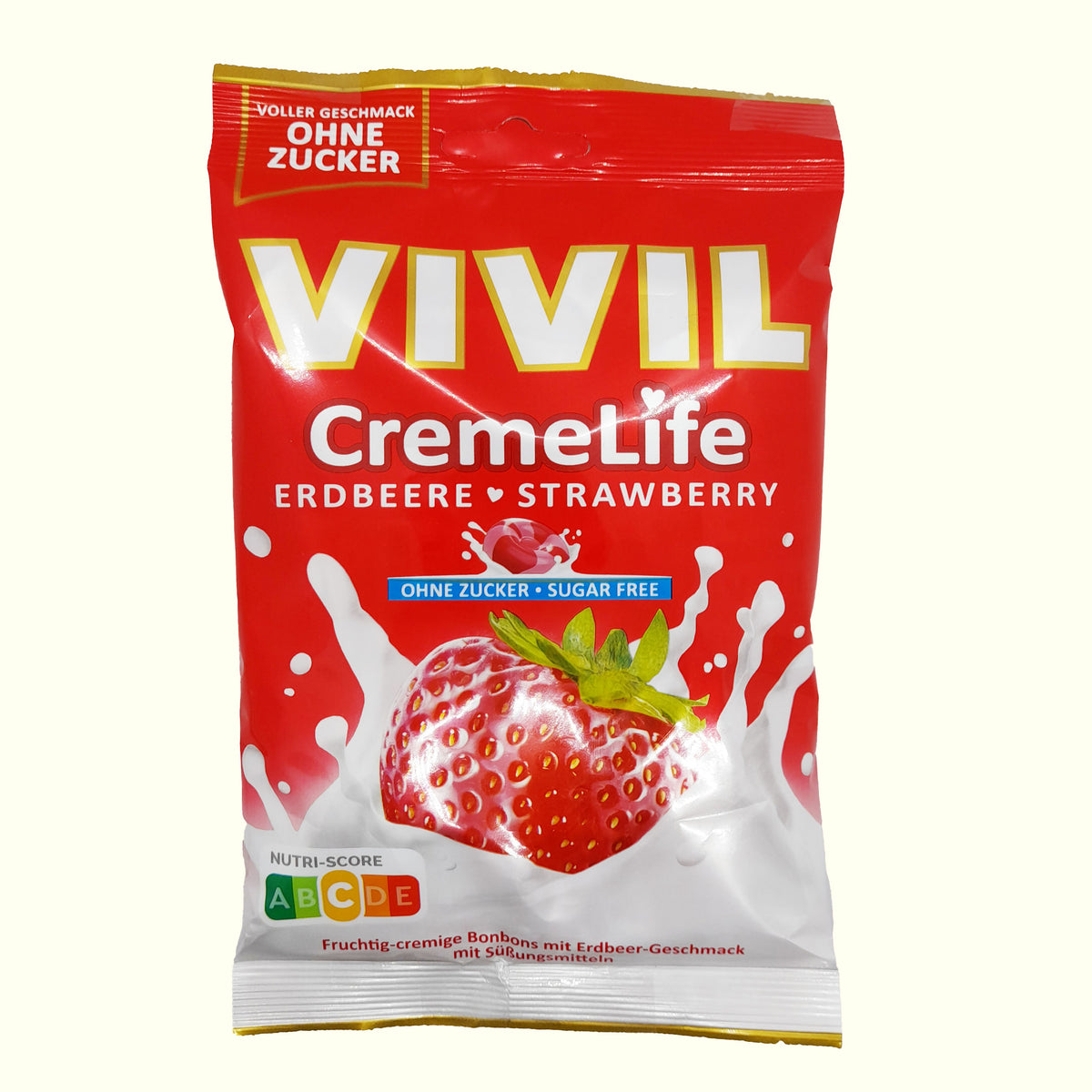Vivil CremeLife Erdbeere zuckerfrei - 110g