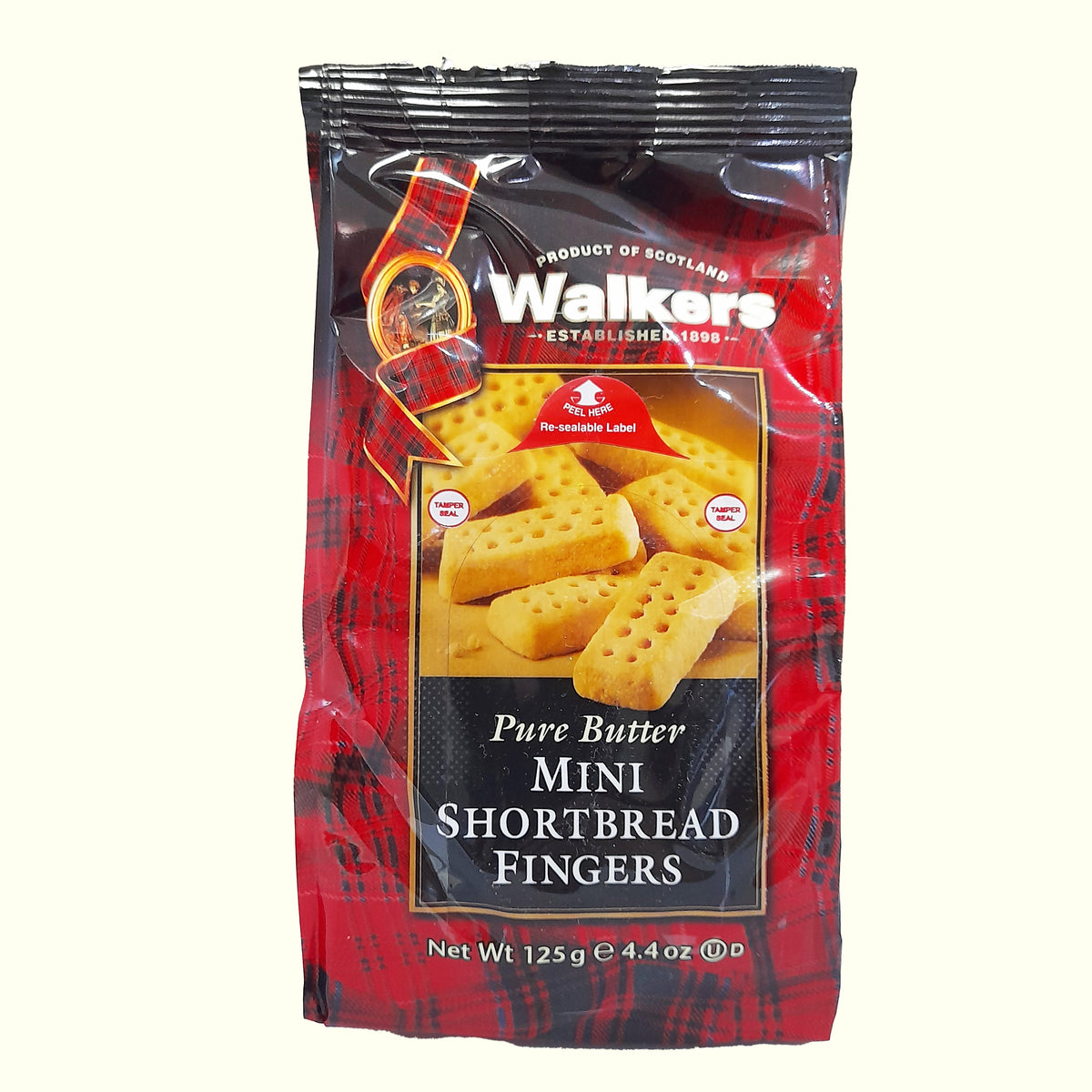 Walkers Mini Shortbread Fingers 125g