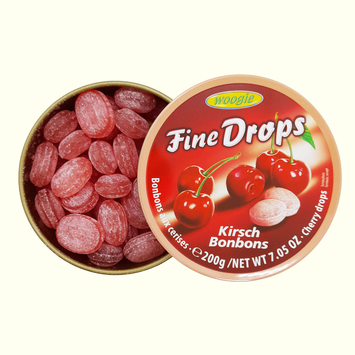 Woogie Fine Drops Kirsch Bonbons 200g