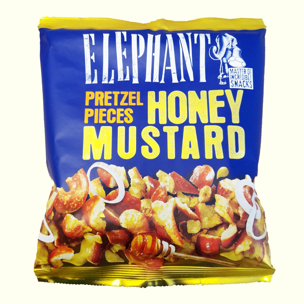 Elephant Pretzel Pieces Honey Mustard Honig Senf 125g