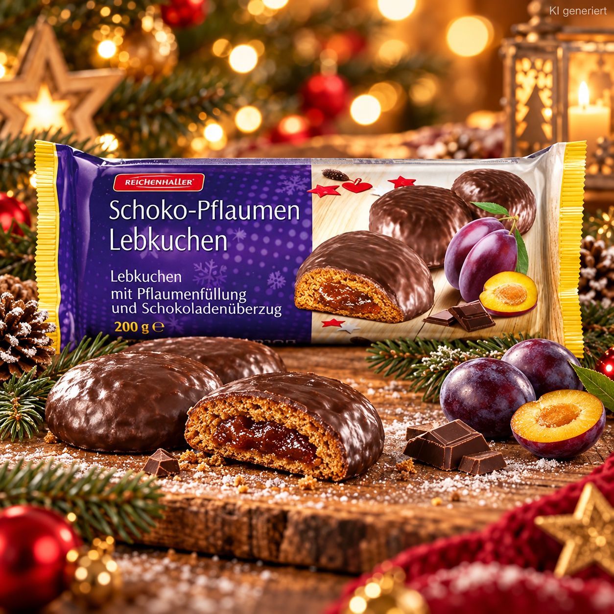 Stieffenhofer Schoko- Pflaumen Lebkuchen 200g