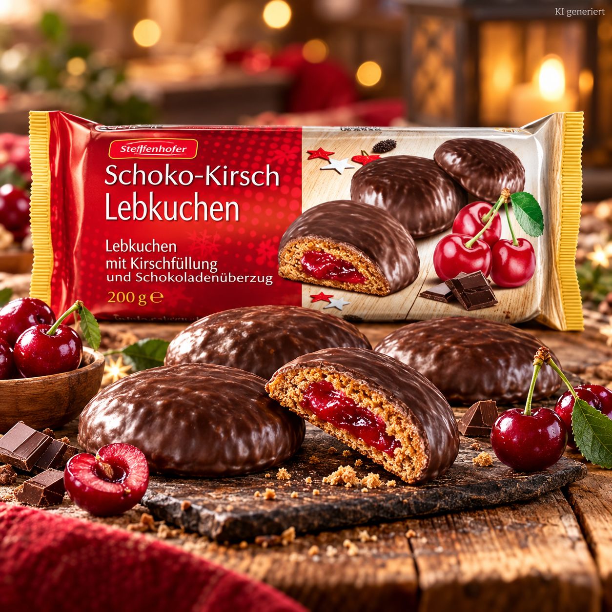 Stieffenhofer Schoko-Kirsch Lebkuchen 200 g