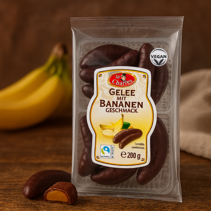 Sir Charles Gelee Schokoliert mit Bananengeschmack 200g