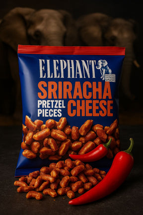 Elephant Pretzel Pieces Sriracha Cheese Käse 125g