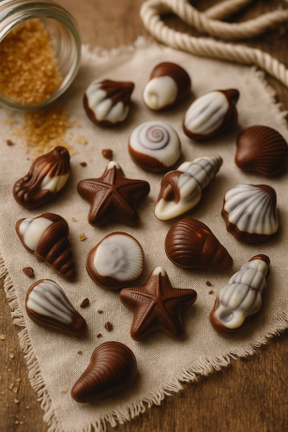 The Belgian Chocolate Seashells 250g
